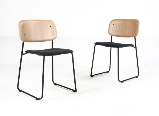 Iskos-Berlin for HAY. Six dining chairs / stacking chairs, model Soft Edge (6)