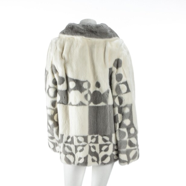 6913 - Copenhagen Fur. Unique mink fur jacket. str. 38 / 40