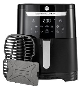 1707 - OBH Nordica airfryer - Easy Fry & Grill - XXL 2 in 1 - Sort