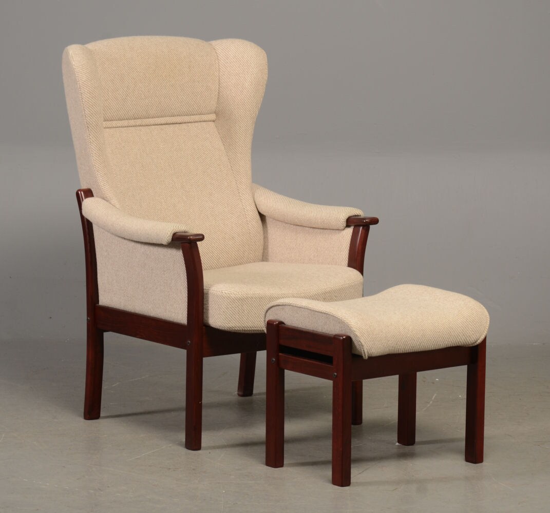 Otium stol med skammel | Lauritz.com