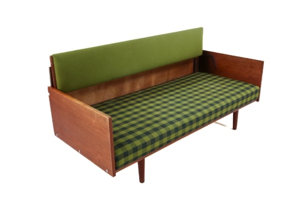 Hans. J. Wegner. Daybed / briks, teaktræ, model GE-259, tidlig model