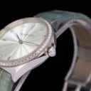 Tiffany & Co. 'Metro'. Ladies' steel wristwatch with diamonds