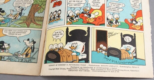 Walt Disney's Anders And & Co. Nr. 2, 3, 4 fra årgang 2 1950 samt Nr. 8, 9, 10, 11, 11B og 12. 2. årgang, 1950 (9)