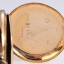Schweizisk dobbeltkapslet herrelommeur af 14 kt. guld, o. 1910