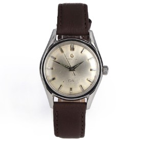 Certina 'DS'. Vintage men's watch in steel with silver dial, 1960s