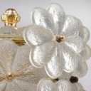 Palme. Bordlampe fra 70'erne af messing og glas