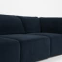 Space Copenhagen for Gubi. Three-person modular sofa model Wonder, exhibition model