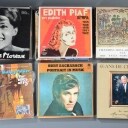 En samling LP'er. Fransk og Amerikansk samt filmmusik