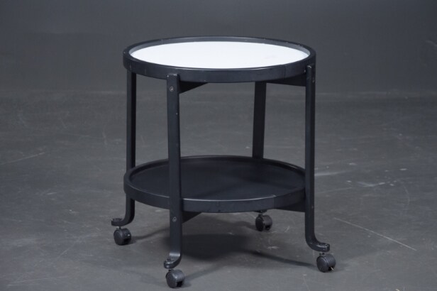 Bakkebord / rullebord med hjul, vendbar plade