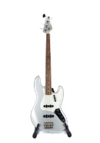 Elektrisk basguitar. Squier by fender jazz bass.