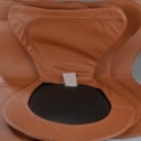 Leather covers for Arne Jacobsen's 7 chairs, cognac (model 3107) (6)
