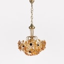 Paolo Venini. Italian flower-shaped chandelier from the 60s