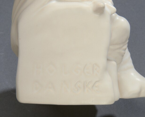 Michael Andersen. Figur i form af Holger Danske