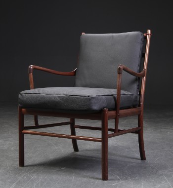 Hyndesæt til Ole Wanschers Colonial Chair, model PJ 149, sort læder (2)