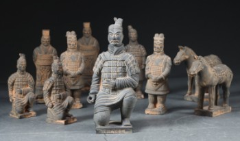 Samling kinesiske figurer (10)