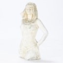 Sculpture of art material in the shape of an Egyptian woman, 21st century