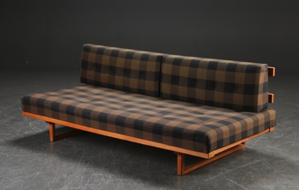 Børge Mogensen, Daybed / briks af egetræ, model 4312 | Lauritz.com