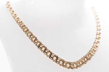 Bismark halskæde af 14 kt guld