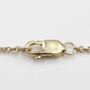 Bracelet made of 14 kt gold with eight natural diamonds totaling 0.25 ct.