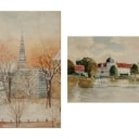 Unknown monogram artist. Two lots from Copenhagen and Torbenfeld Estate (2)