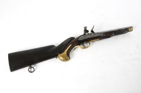 Dansk flintlåspistol model 1807 med løskolbe