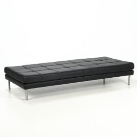 Stine Prang for Stouby. Daybed, model `Hope` Sort læder.