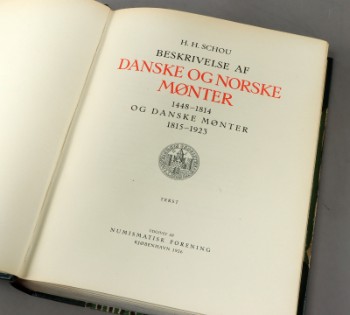 H.H. Schou. Beskrivelse af danske og norske Mønter i 2 bind, 1926 (2)