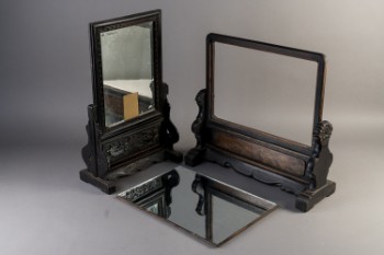 To kinesiske bordspejle 1800 tallet (2)