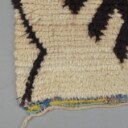 Marrokansk Berbertæppe, uld på uld, 195x70 cm