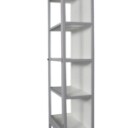 Vitrine, gråt antikbemalet