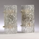 Kaiser. Et par væglamper af glas fra 70'erne (2)