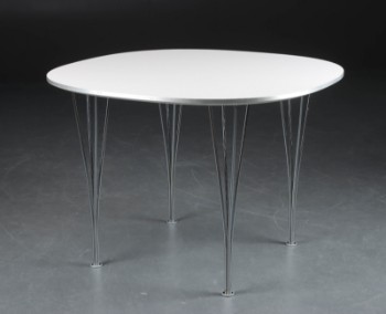 Piet Hein. Super-Cirkulært spisebord 100 x 100 cm