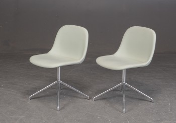 Iskos-Berlin for Muuto. Model Fiber Side Chair Swivel. Par stole (2)