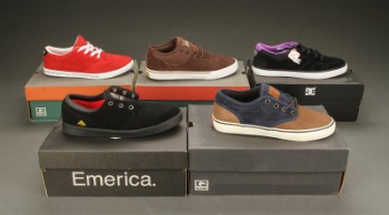 Globe, DC Shoes, Emerica. Fem par sko. Str. EUR 38 og 38,5 (5)