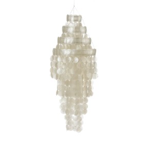 Ceiling lamp with mother-of-pearl shells