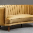 Dansk møbelproducent: Buet sofa 1950'erne