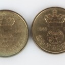 Samling mønter: Tysk guld-dukat, Langen Hessen, DK Jubilæumsmønter, Medaljon Chr, Ix mfl. (16)