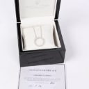 Katerina Pitzner. 'Infinity' Diamant-vedhæng, 18 kt hvidguld, str. medium m/ lang kæde, 2.00 ct.