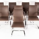 Lepper Schmidt. Eight armchairs model 967 (8)