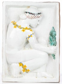 Astrid Klenow. Relief of ceramics