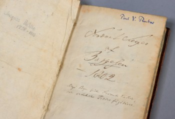 Jacques Delille. Oevres complettes de M. LAbbé de Lille, London 1784, Paul Rubows eksemplar