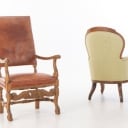 Royal chair in baroque style, etc. (2)