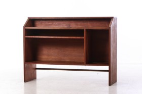 Freestanding teak bar, 1960s-1970s