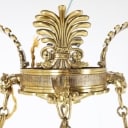 Bronze and brass chandelier with 8 arms - 1880-1900