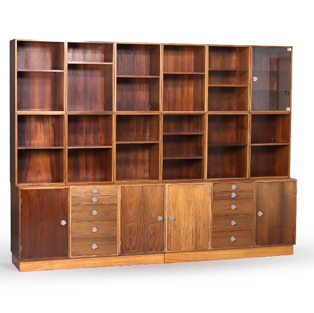 Finn Juhl. Reolsystem af palisander fra 60'erne (19)