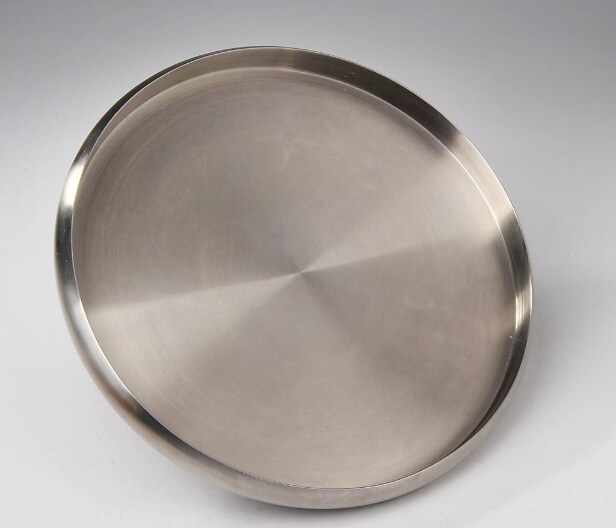Herstal fad af stål, salatskål med serveringsbestik af bøgetræ samt 6 sidetallerkener af porcelæn, B&G. (13)
