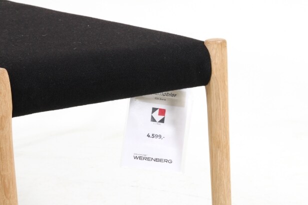 241. N.O Møller. Bench model 63A, oak