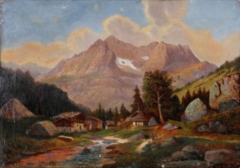 Hermann Schmidt. Alpelandskab