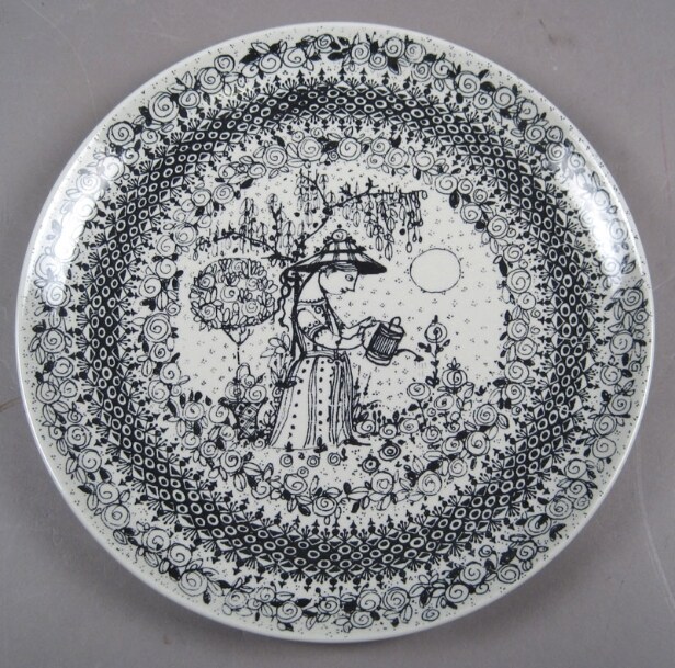 Stor samling Bjørn Wiinblad platter m.m (27) 