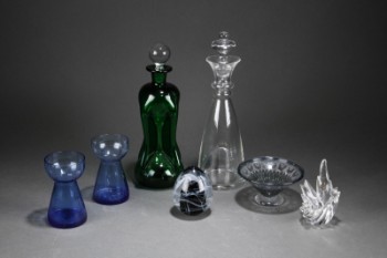 Samling div glas (7)